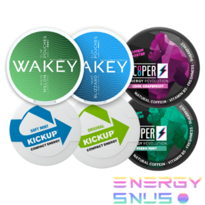Energy snus & Energy pouches 6 Mixpack