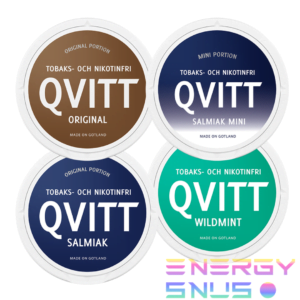 QVITT Snus Trial 4 Pack