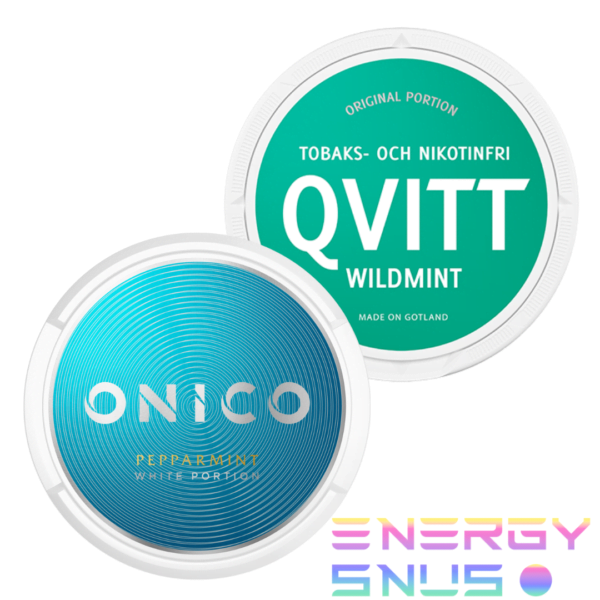 Qvitt Wildmint & Onico Peppermint Duo Mixpack