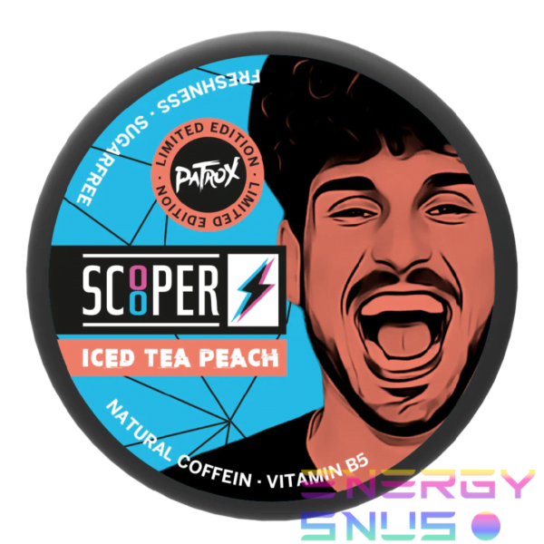 SCOOPER Energy Iced Tea Peach