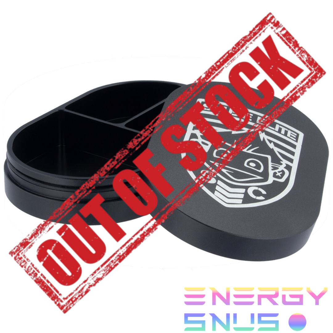 Snubie Elite Can Ash Black - Energy snus