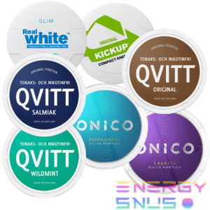 Tobacco and nicotine free Swedish snus Trial 7 Mixpack