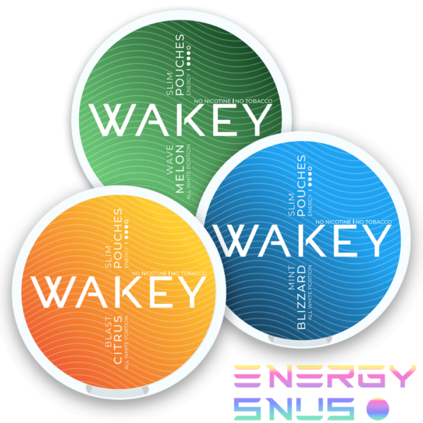 Wakey Energy Pouches Trio Trial Pack