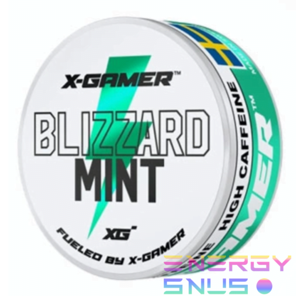 X-Gamer Energy Pouches - Blizzard Mint