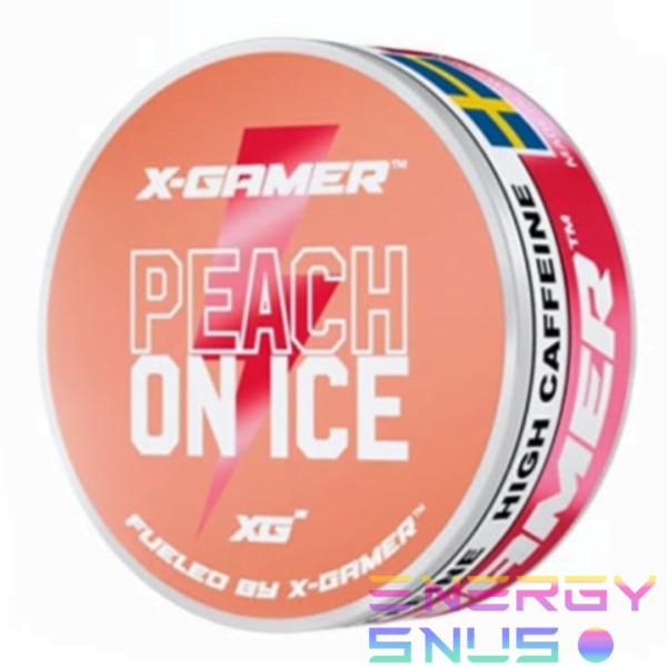 X-Gamer Energy Pouches - Peach On Ice