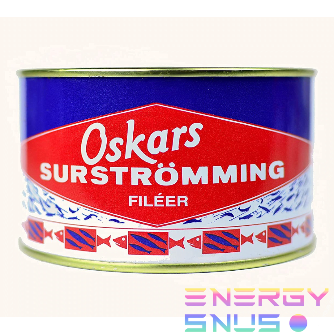 Oskars (Filer) ​Surströmming ​300 g - överträffande svensk fisk - Energy  snus
