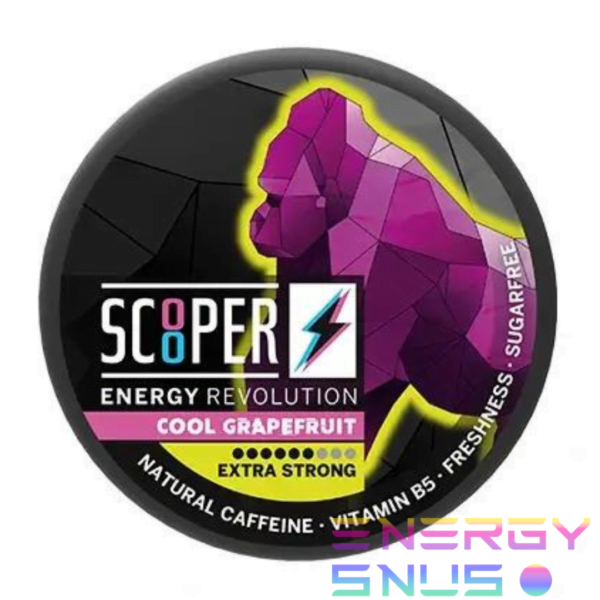 SCOOPER Energy Cool Grapefruit Extra Strong 80mg