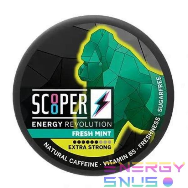 SCOOPER Energy Fresh Mint Extra Strong 80mg
