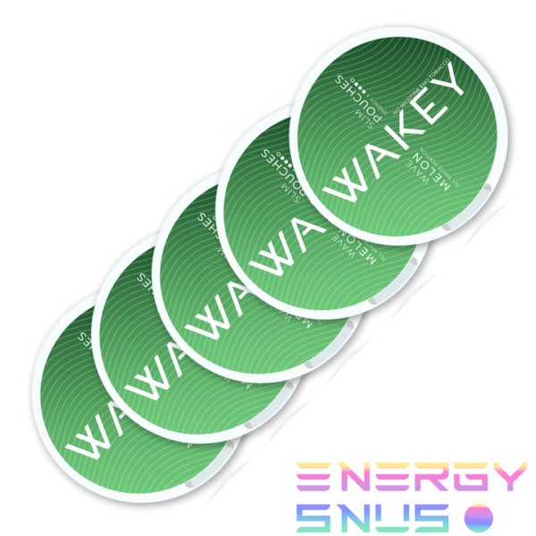 WAKEY Melon Wave Nicotine Free Snus 5pack