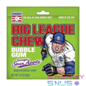 Big League Chew Sour Apple Bubble Gum