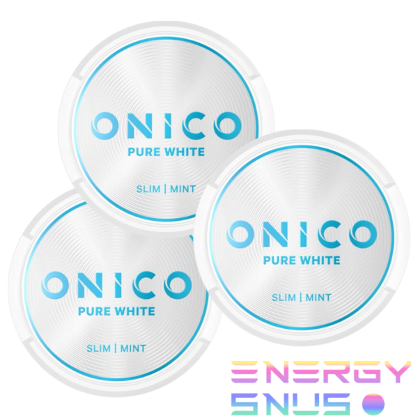 Onico Pure White Slim Portion Triple Pack