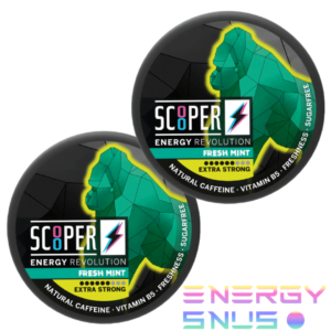 SCOOPER Energy Fresh Mint Extra Strong 80mg 2pack
