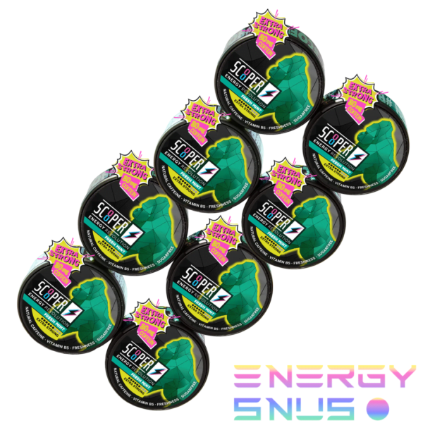 SCOOPER Energy Fresh Mint Extra Strong 80mg 8pack