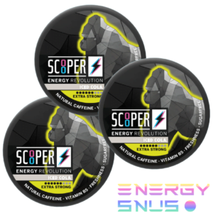 SCOOPER Energy Iced Cola Extra Strong 80mg 3pack