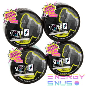 SCOOPER Energy Iced Cola Extra Strong 80mg 4pack