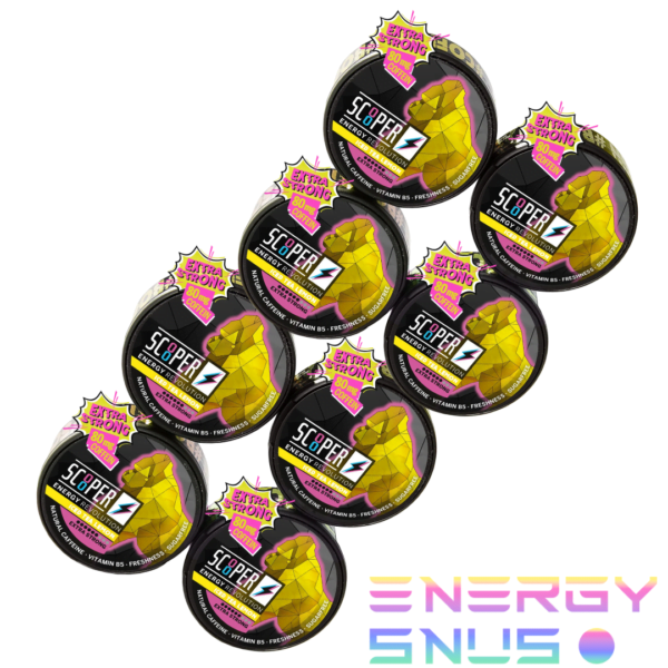 SCOOPER Energy Iced Tea Lemon Extra Strong 80mg 8pack