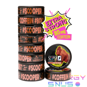 SCOOPER Energy Iced Tea Peach Extra Strong 80mg 10pack