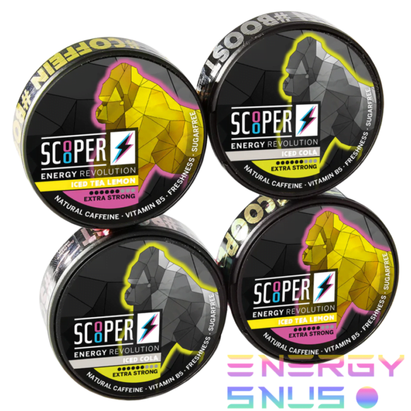 Scooper 2+2 Iced Cola and Ice Tea Lemon Extra Strong 4pack