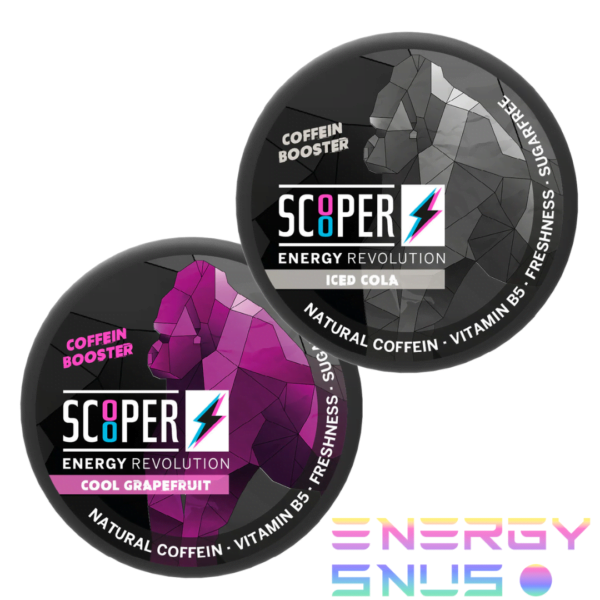 Scooper Energy Snus Grapefruit Cola Duo Mixpack