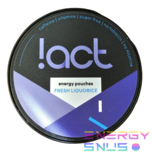 Act Energy Pouches Fresh Liquorice