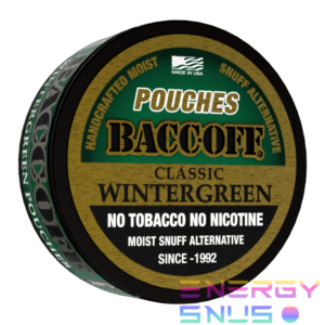 BACCOFF CLASSIC WINTERGREEN POUCHES DIP CHEW