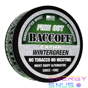 BACCOFF EXTRA WINTERGREEN FINE CUT DIP CHEW