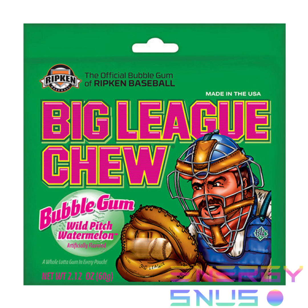 BIG LEAGUE CHEW BUBBLE GUM WILD PITCH WATERMELON