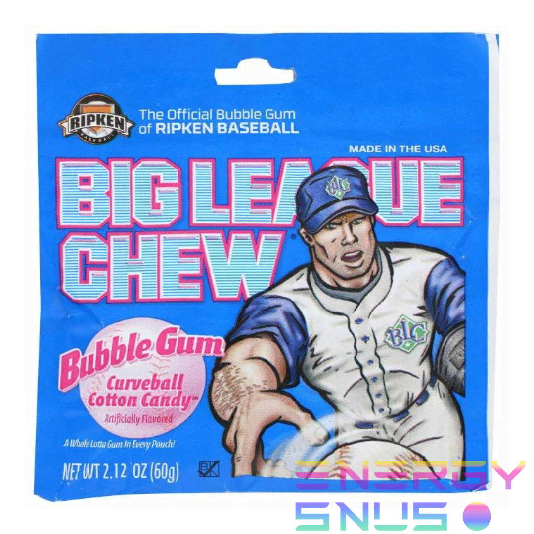 Big League Chew Bubble Gum Curveball Cotton Candy