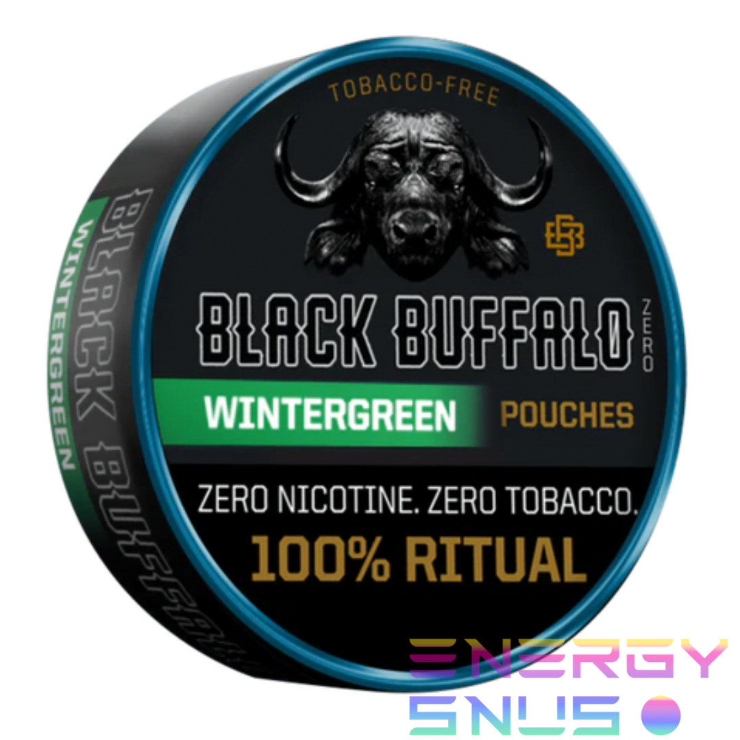 Black Buffalo WINTERGREEN ZERO POUCHES DIP CHEW