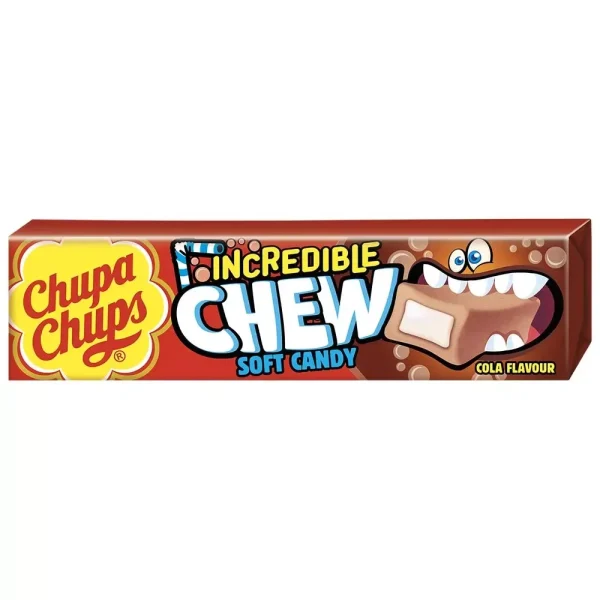 CHUPA CHUPS INCREDIBLE CHEW COLA 45g