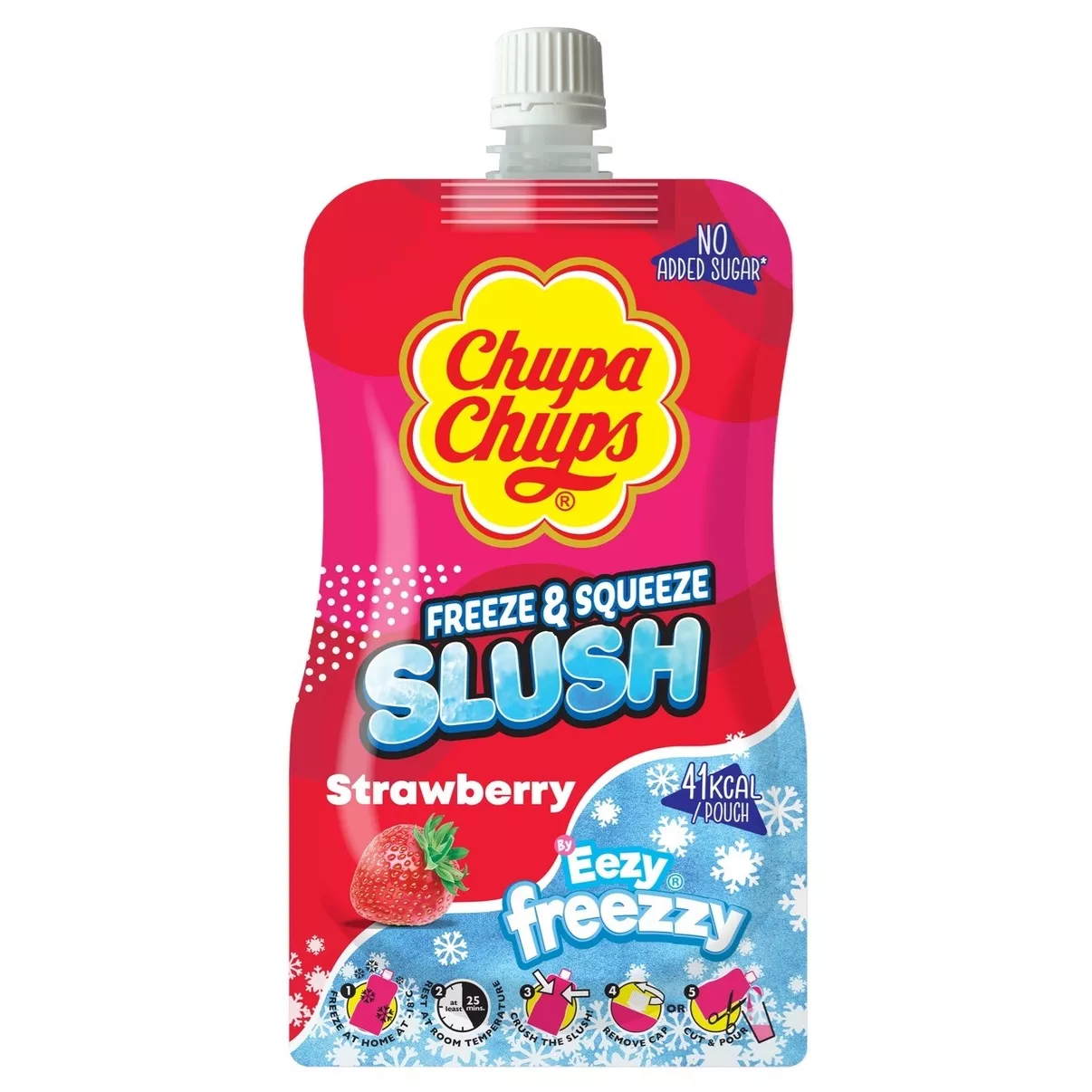 CHUPA CHUPS SLUSH STRAWBERRY Ice cream 250ml
