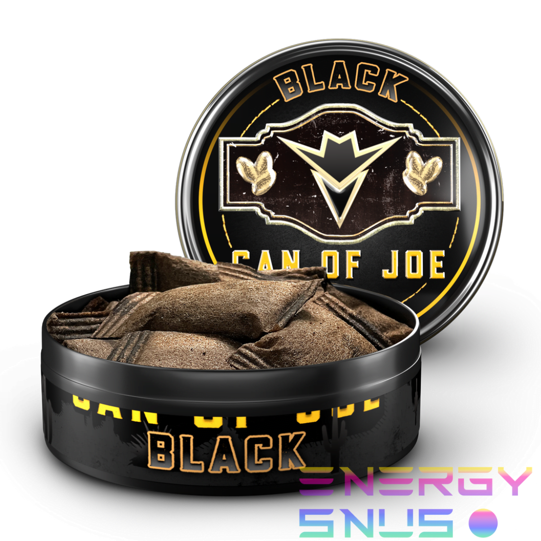 Can of Joe Black Pouches Dip Chew