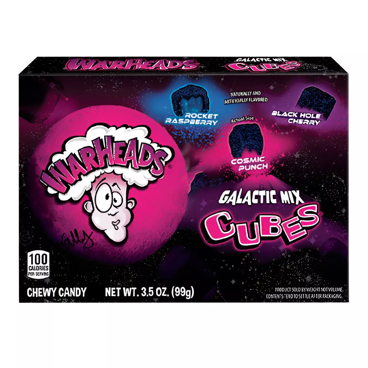 Candy WARHEADS (GALACTIC CUBES), 99g