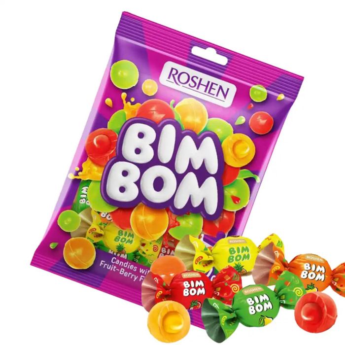 Caramels Roshen Bim Bom 1kg (Bim Bom candy)