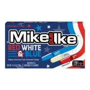 Chewing candies MIKE AND IKE (RED, WHITE AND BLUE), 120g