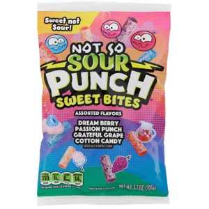 Chewing candies SOUR PUNCH (SWEET BITES ASSORTED), 105g