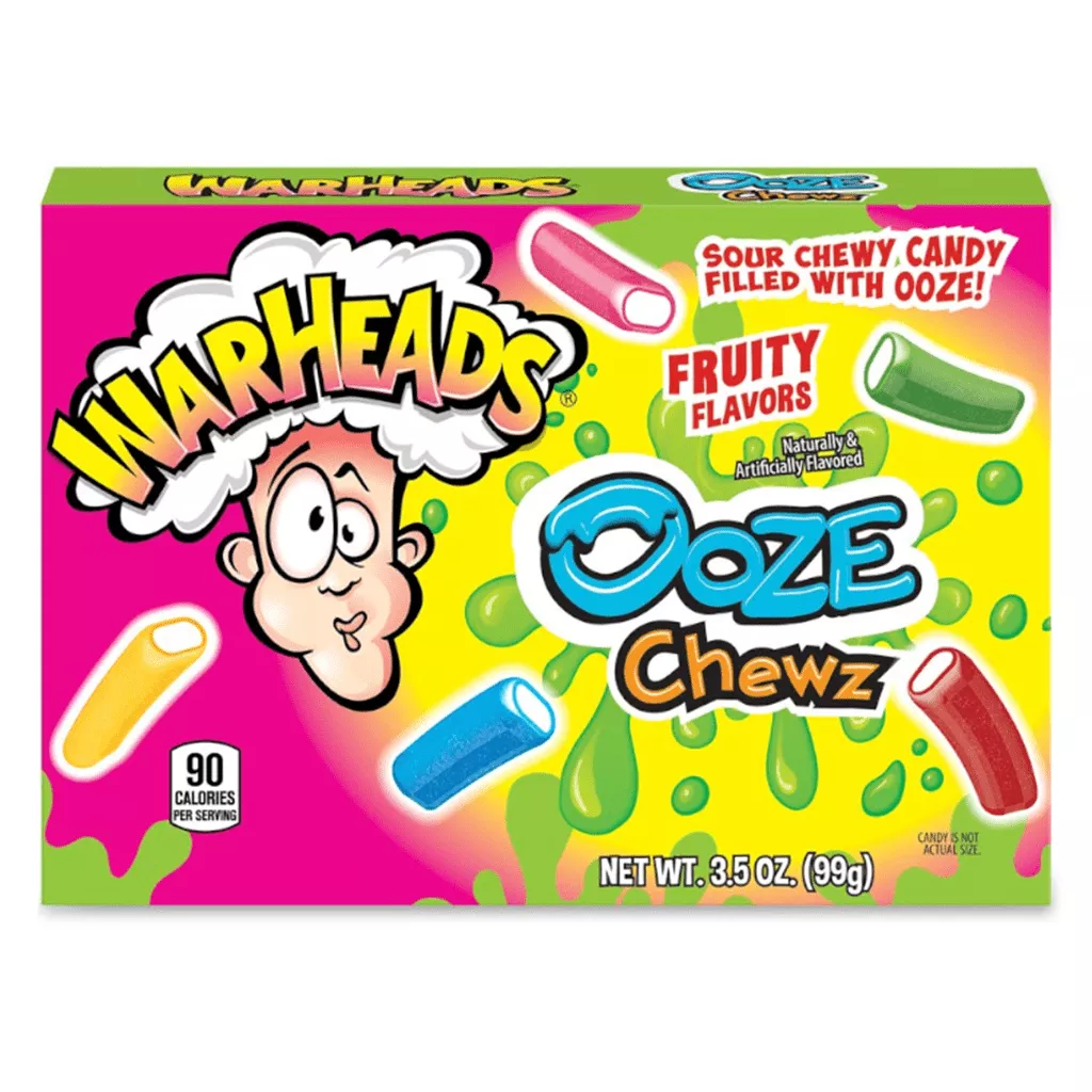 Chewing candy WARHEADS (OOZE CHEWZ), 99g