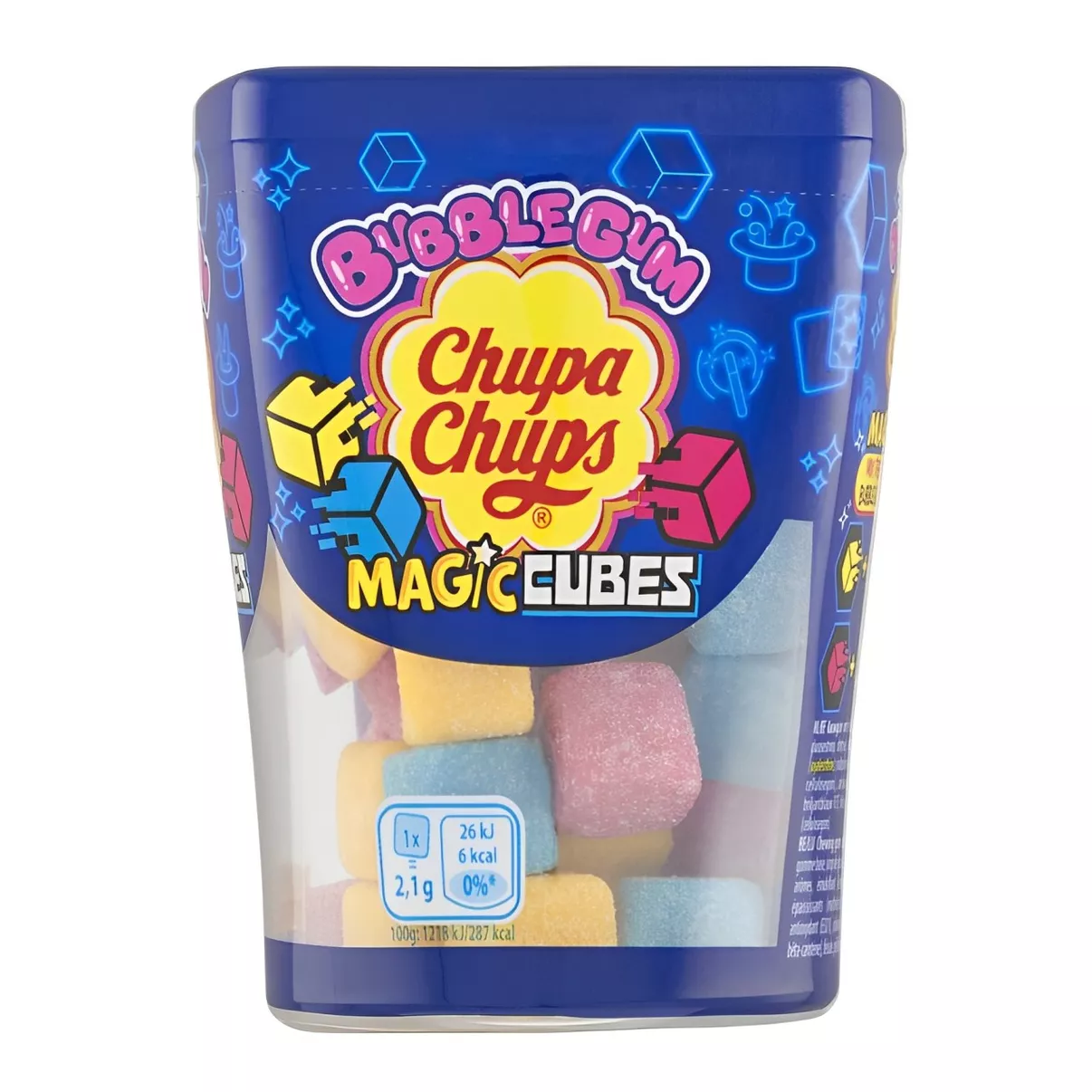 Chewing gum CHUPA CHUPS MAGIC CUBES, 85g