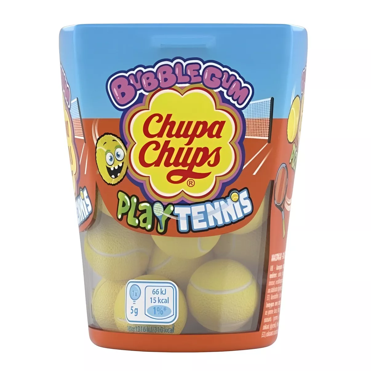 Chewing gum CHUPA CHUPS TENNIS BALL, 90g