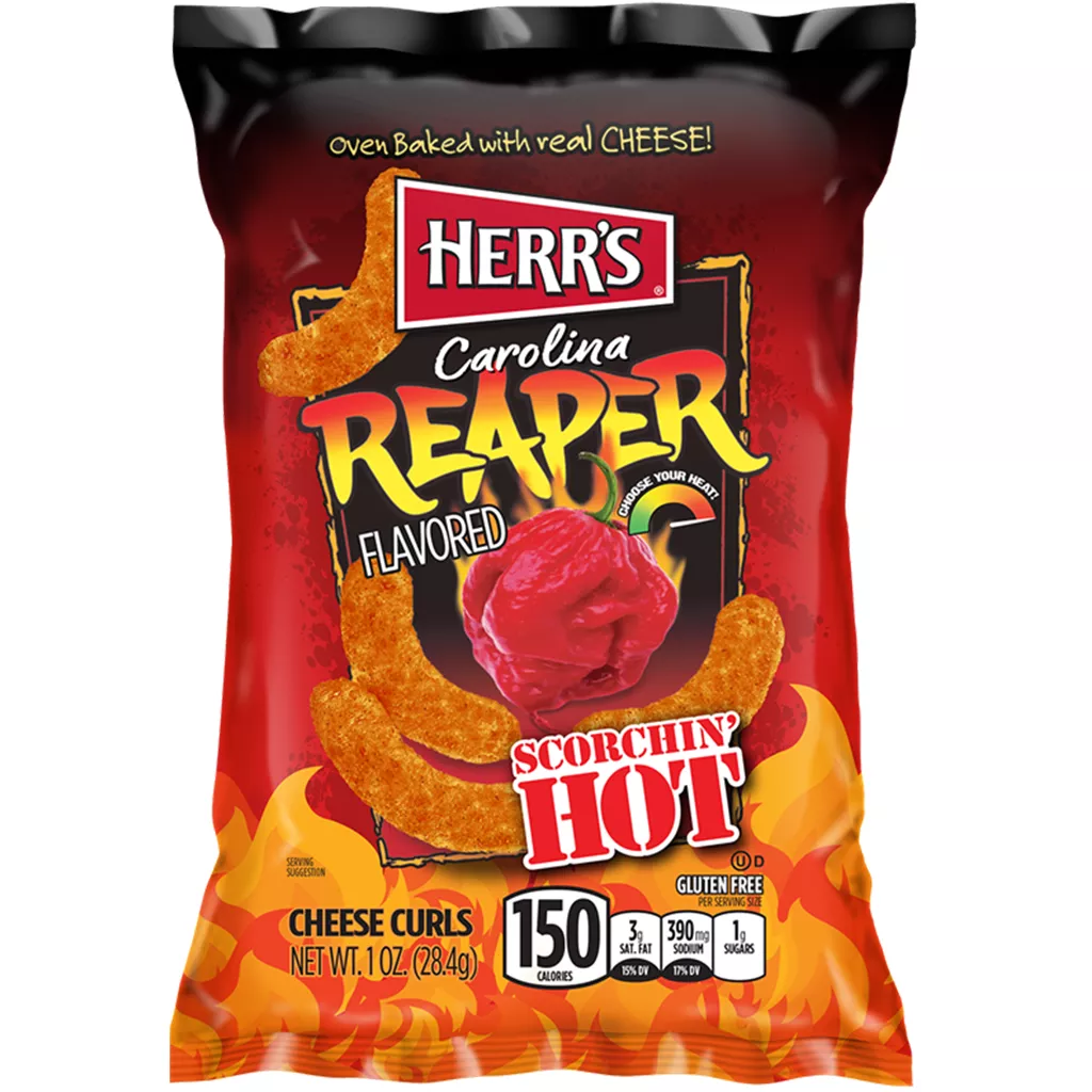 Chips HERR'S CAROLINA REAPER, 28g