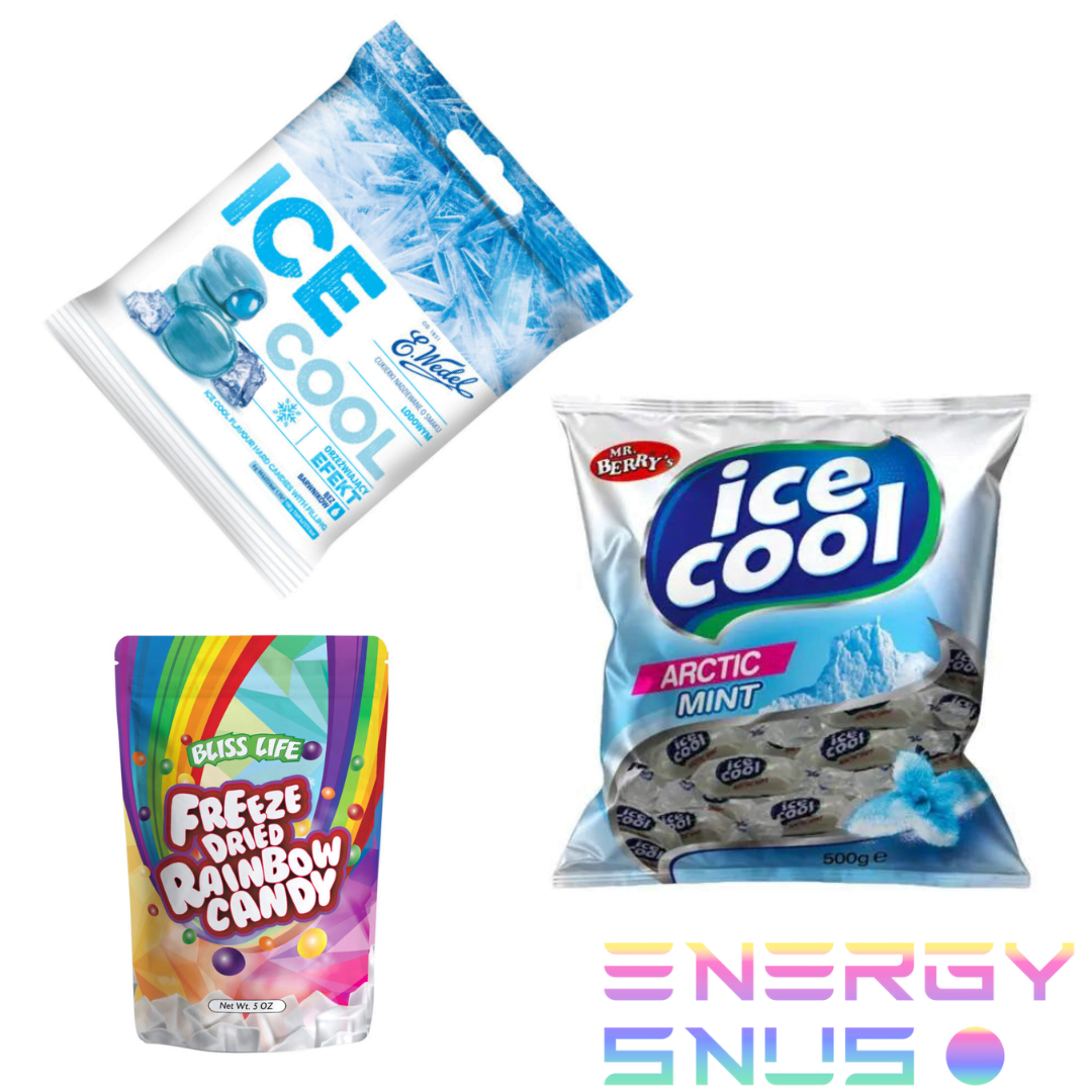 Energy Snus Ice Cool & Freeze Candy Triple Pack