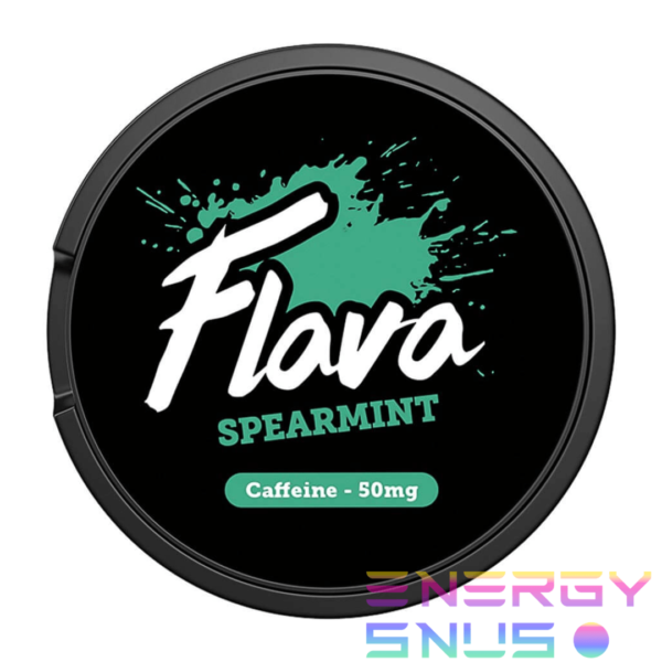 FLAVA Spearmint 50mg Caffeine Pouches