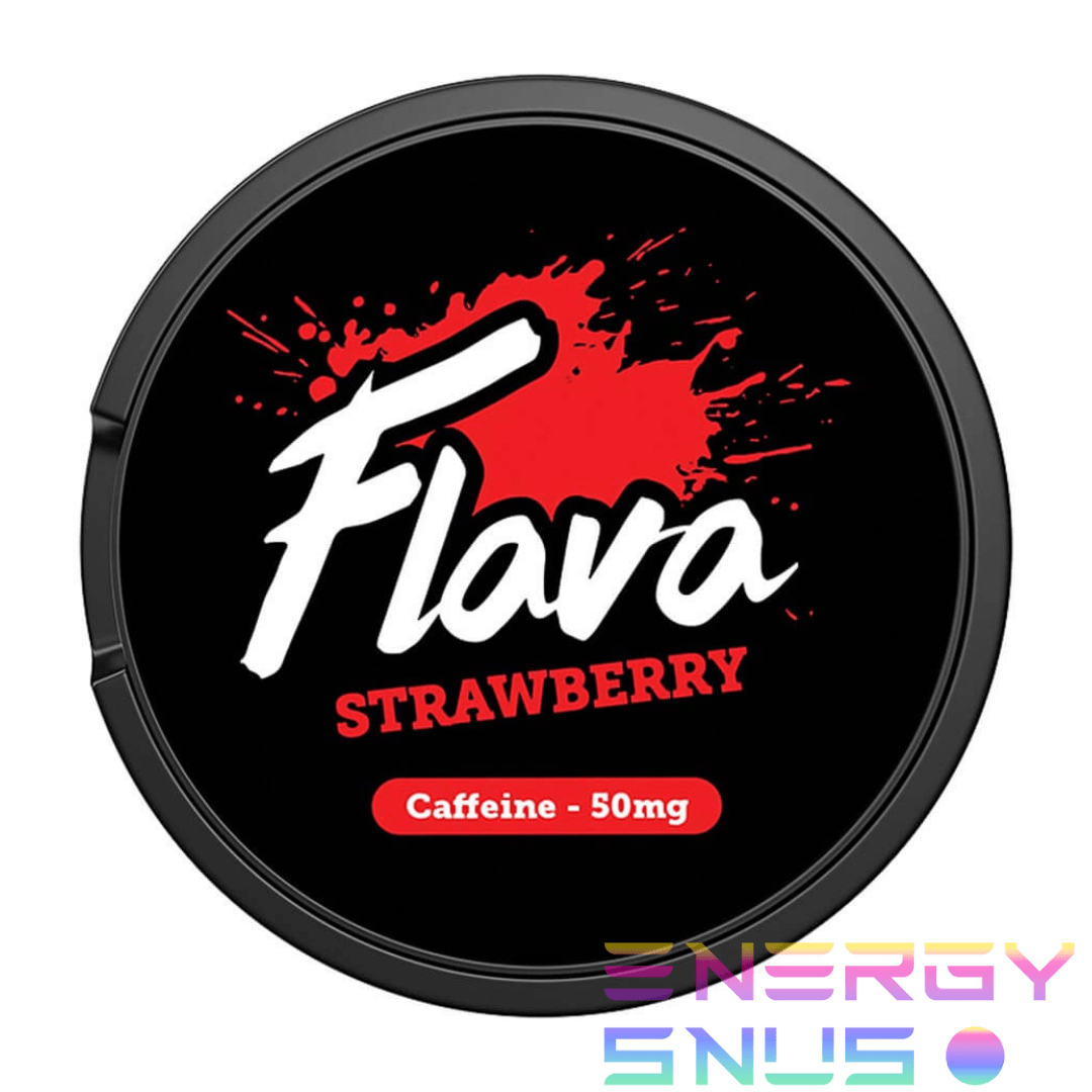 FLAVA Strawberry 50mg Caffeine Pouches