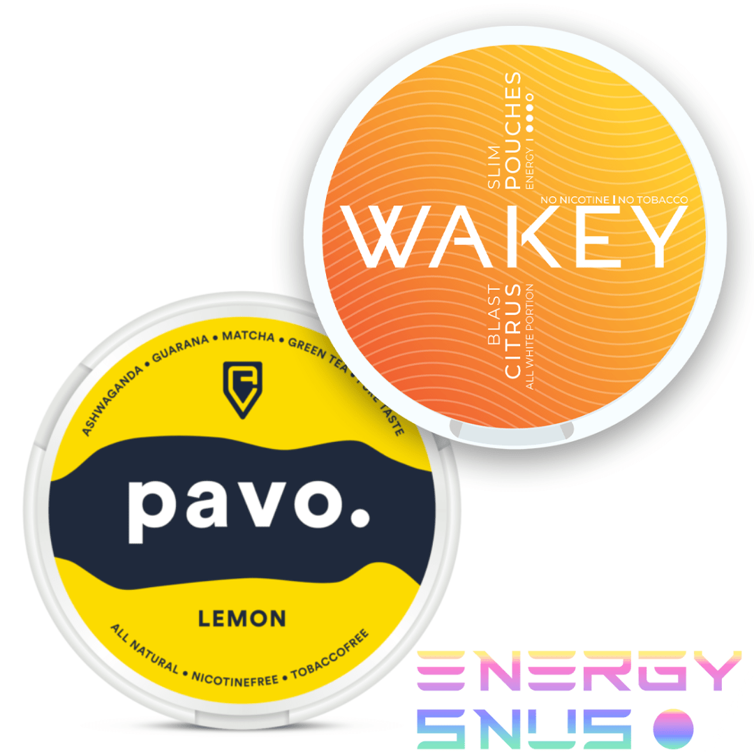 Fruity Double Citrus Wakey & Pavo Snus Pouches Duo Mixpack