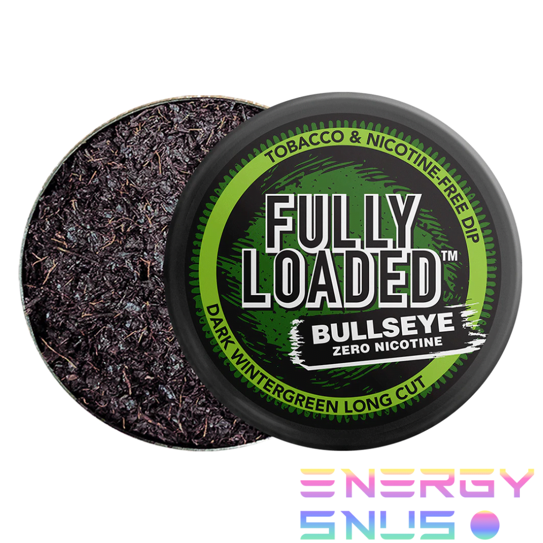 Fully Loaded Dark Wintergreen Dip Bullseye Zero Nicotine
