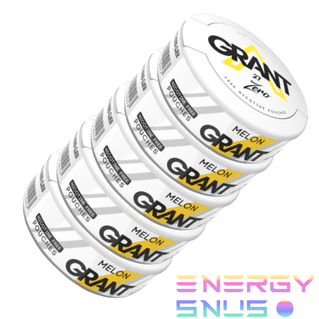 Grant Melon Zero Nicotine Free Snus 5pack
