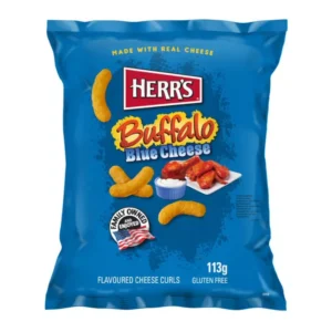 HERR'S BUFFALO BLUE CHEESE CURLS 113g