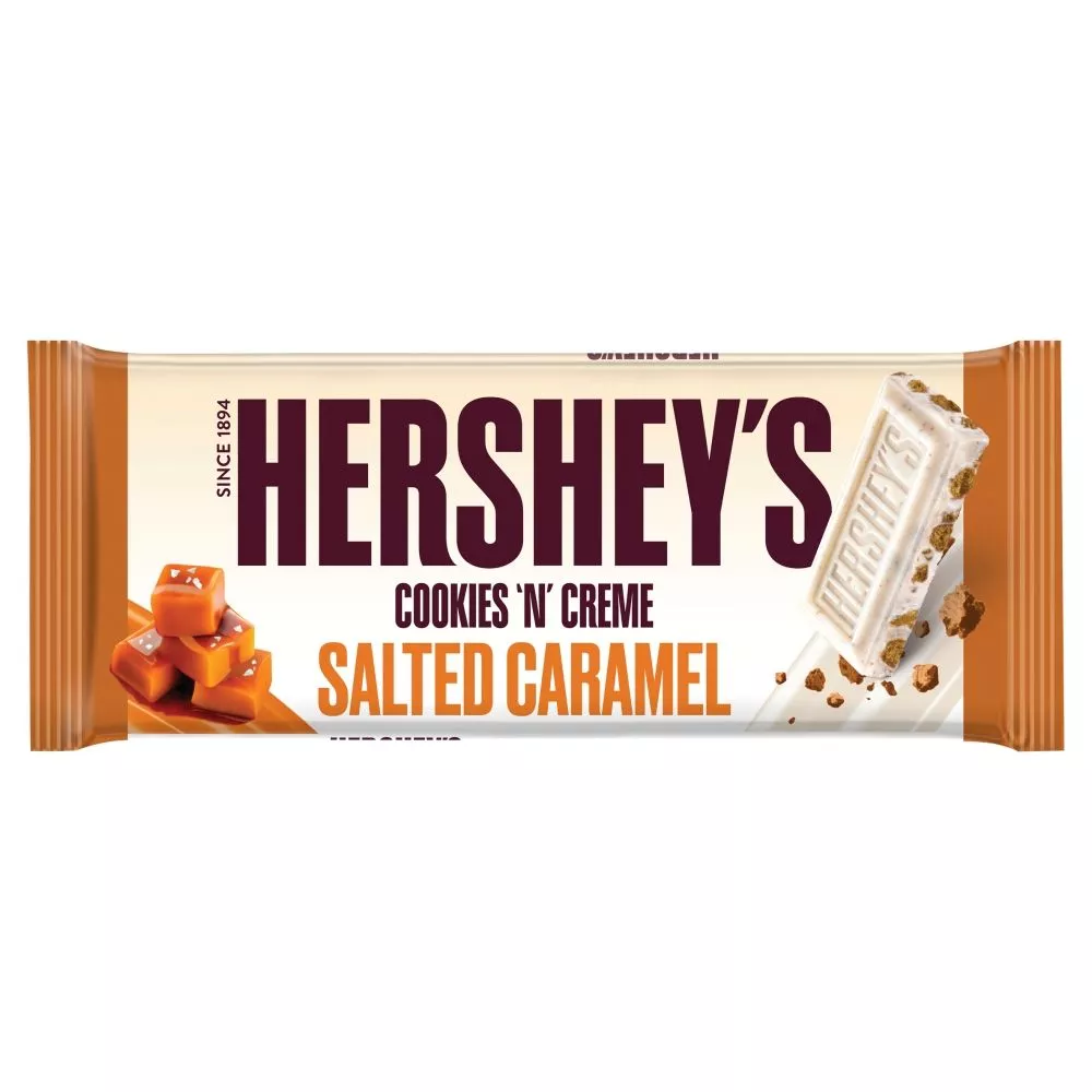 HERSHEY'S COOKIES 'N' CREME SALTED CARAMEL, 90g