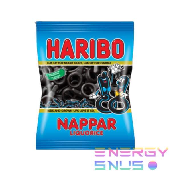 Haribo Nappar Licorice 80g Candy