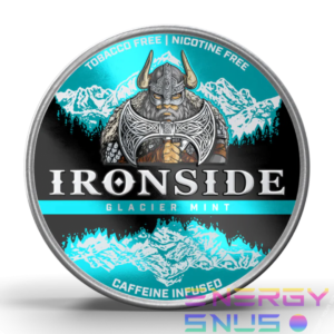IRONSIDE GLACIER MINT 100mg Caffeine Pouches